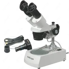Forward Stereo Microscope–AmScope Supplies 20X-40X-80X Forward Stereo Microscope + 3MP Digital Camera