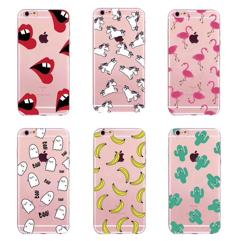 Cute Unicorn BOO Flamingos Ice Cream Fruit Banana Cactus