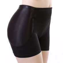Cheap Black Women Sexy Boyshorts Fixed Fake Hip Panties Push Up Knickers False Bum Hip Padded Panties Butt Enhance Buttocks