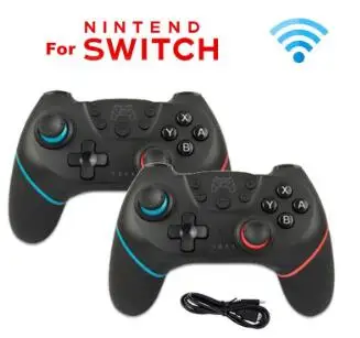 2 шт./1 шт. беспроводной Bluetooth контроллер для kingd Switch Pro геймпад для kingdoswitch аксессуары для игр - Цвет: 2pcs BURE