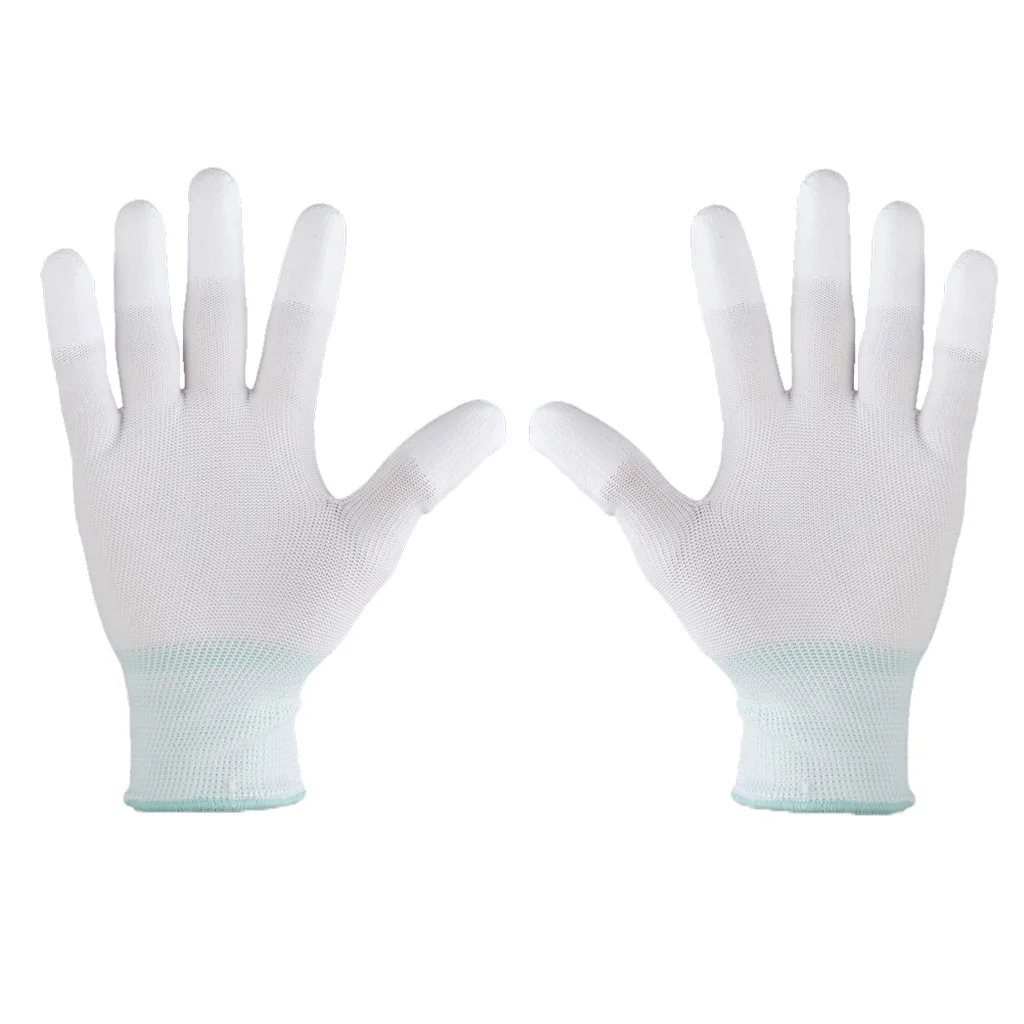Youcy 1 Pair Non Slip Anti Static Gloves Quilting Gloves For Motion Machine Quilting Sewing Gloves Gardening Useful Cleaning Tool Pink Craft Supplies Doll Making