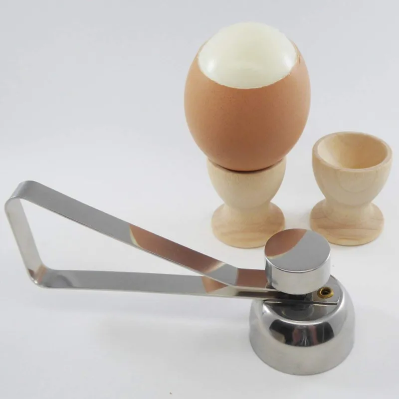 

Statinless Steel Kitchen Tool Egg Eggshell Topper Remover Opener Cutter for Raw Hard Soft Boiled Eggs Eggshell Cracker