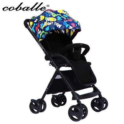 Мини-коляска для малышей, портативный складной светильник для коляски, костюм для детской коляски для лежа и сидения - Цвет: K