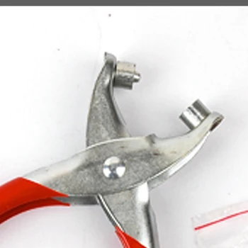 

Hot 1Pcs Random Delivery Setting Rivets Pliers Tool + 100pcs Eyelets Grommets for Shoes Bags Leather Belt