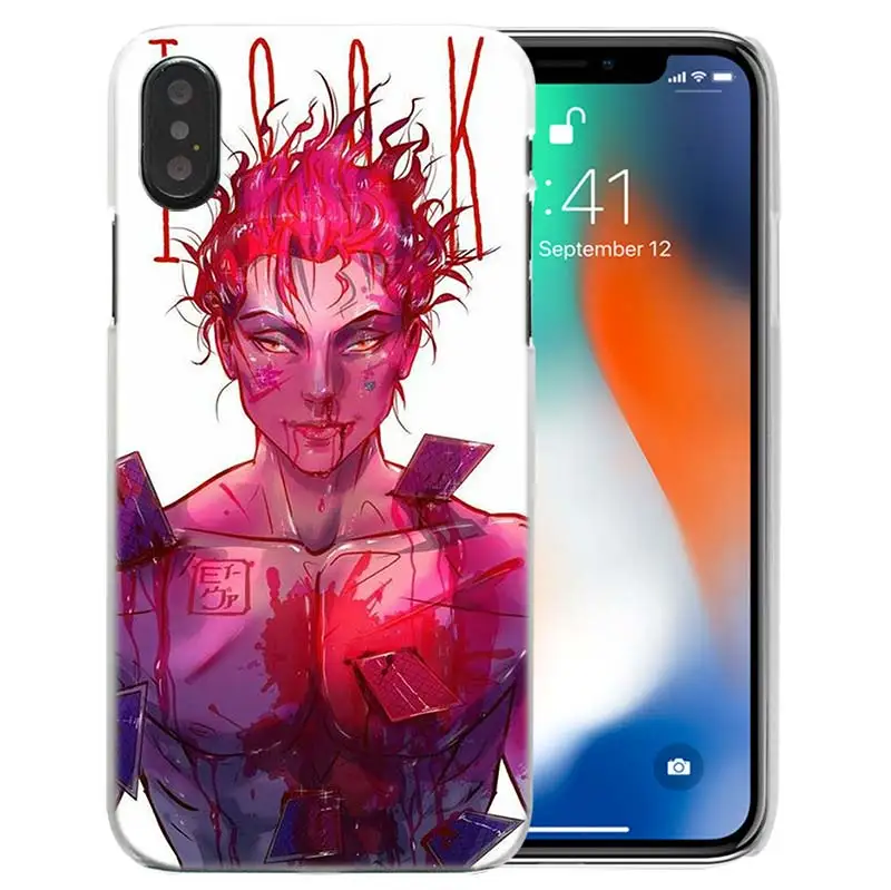 Чехол Hisoka Hunter Аниме для iPhone XS Max XR X или 10 6 6S 7 7S 8 Plus 5S SE 5 4S 4 5C Жесткий прозрачный пластиковый PC Coque Cover 11 Pro - Цвет: 08