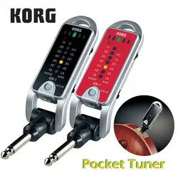 KORG Pitchjack GB-1 GB1BK складной брелок/карман тюнер для бас-гитары тюнер Универсальный тюнер