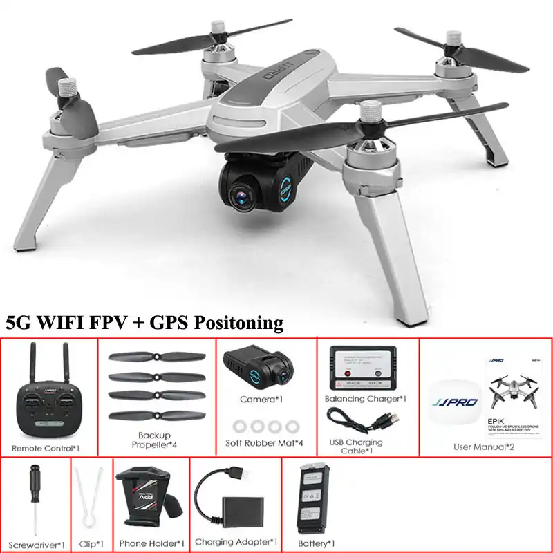 jjpro x5 epik gps camera drone