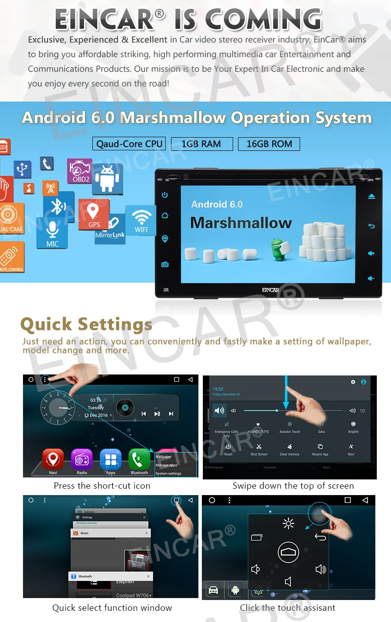Flash Deal Android 6.0 Stereo GPS Bluetooth Car Radio 6.2" Touchscreen CD DVD Player Mirror Link USB SD Music Double Din 3g/4g WIFI SWC CAM 3 Flash Deal Android 6.0 Stereo GPS Bluetooth Car Radio 6.2" Touchscreen CD DVD Player Mirror Link USB SD Music Double Din 3g/4g WIFI SWC CAM 3