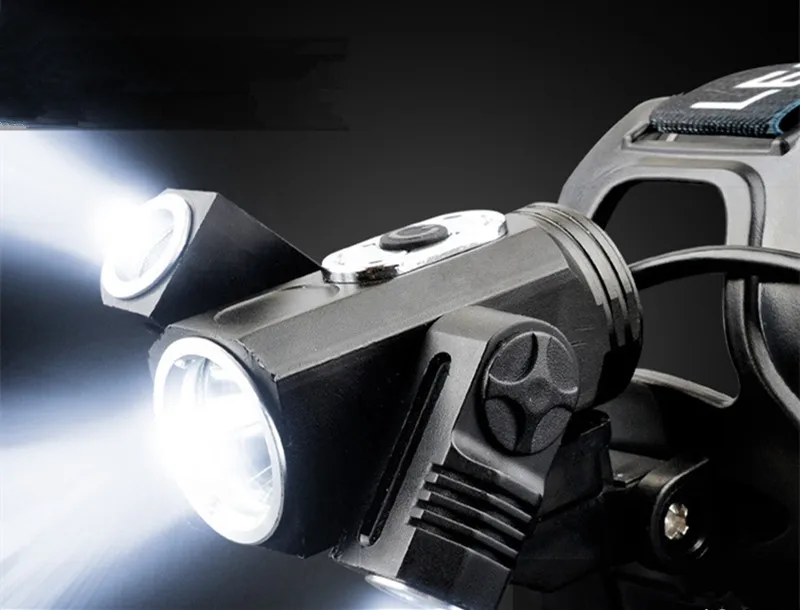 ZPAA светодиодный налобный фонарь T6 светодиодный головной фонарь вспышка светильник 13000 люмен светодиодный налобный фонарь 180 градусов вращающийся двойной велосипедный светильник головной светильник лампы