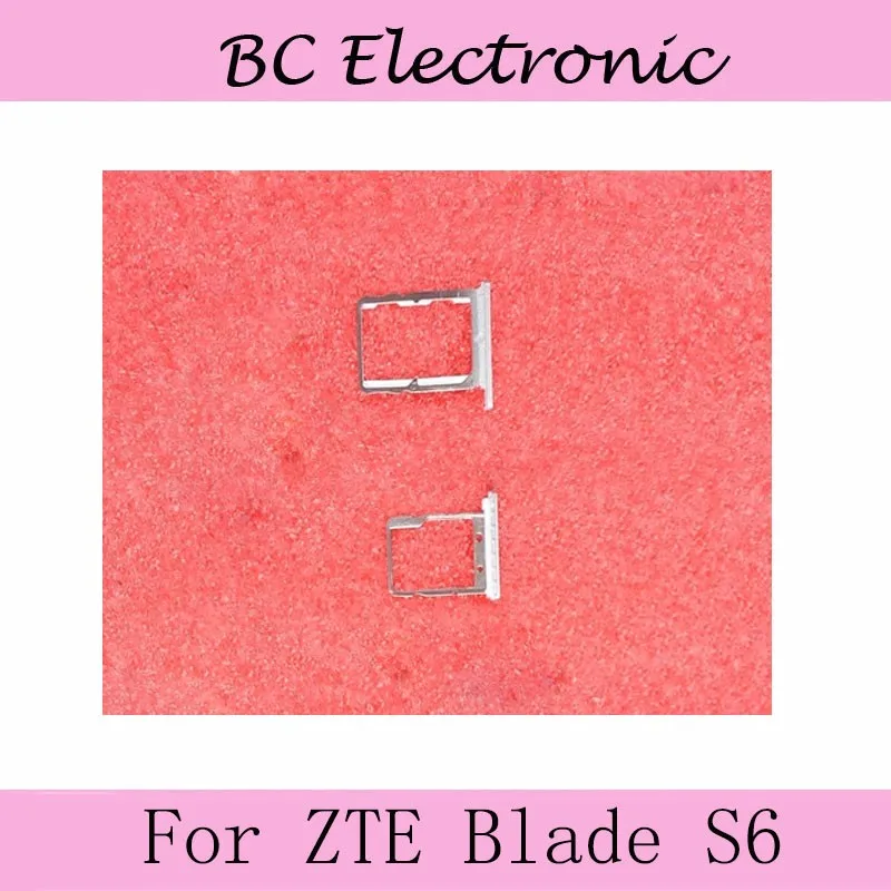 

Original silver for ZTE Blade S6 SIM Card Tray Micro SD Card Tray Holder Slot Adapter Socket Replacement Repair Parts Silver