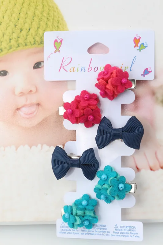 New 2017Fashion Multi color girl Elastic 2.5CM Hair clip High Quality Elastic Hair clip / hair