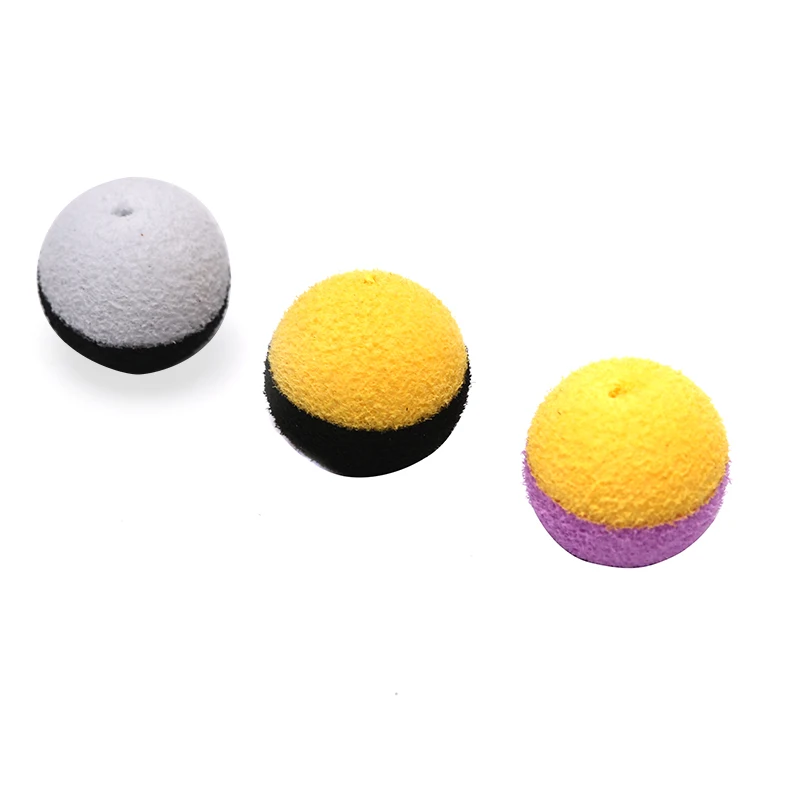 15 шт. приманка для ловли карпа Duo Foam Pop Up Boilies Ball имитация приманки волосы Zig Rig Фидер