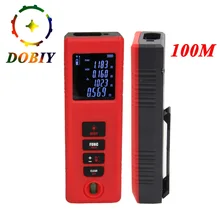 DOBIY 100 м портативный лазерный дальномер измеритель расстояния цифровой лазерный измеритель расстояния IP54 Электронные измерительные инструменты