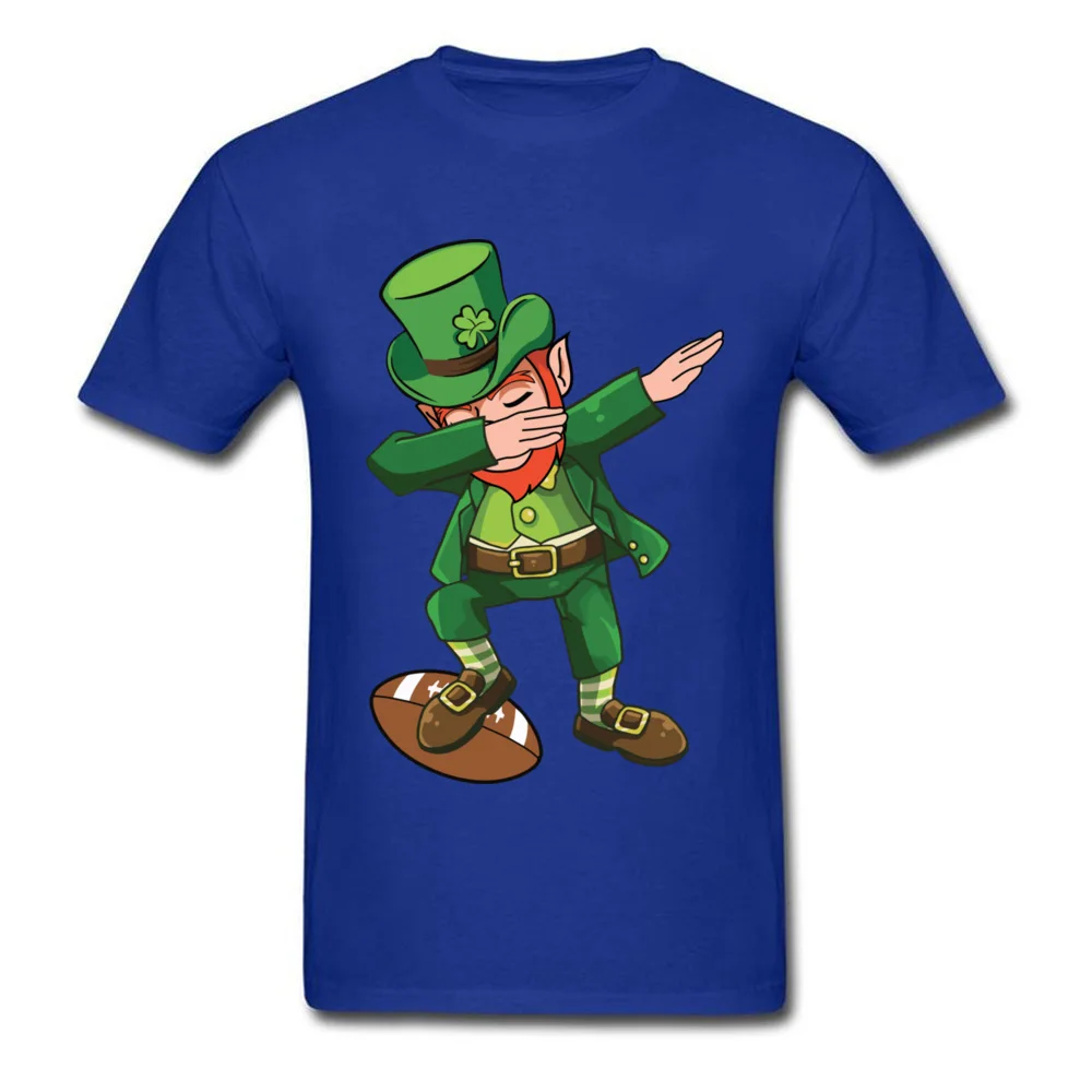 Dabbing Ireland Leprechaun футболка легенда о Зельде смешные игры футболки мужские ругби День Святого Патрика лучший подарок футболка Мультфильм - Цвет: Синий