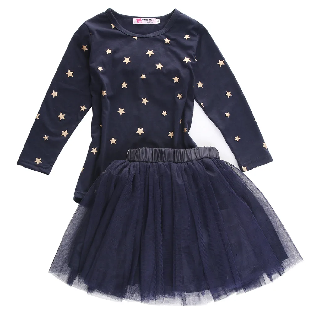 2pcs Set Children Princess Dress Baby Tops T 2pcs set children princess dress baby tops t