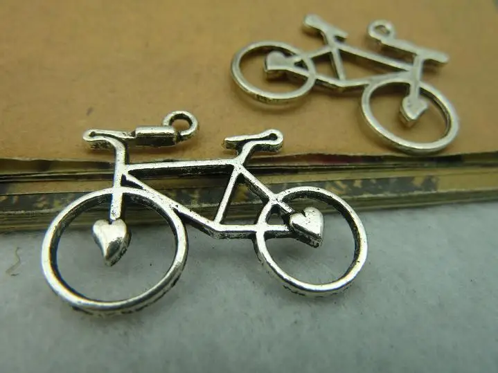 Diy accessories vintage antique silver bicycle c3804 23x30mm-in ... - Diy Accessories Vintage Antique Silver Bicycle C3804 23x30mm