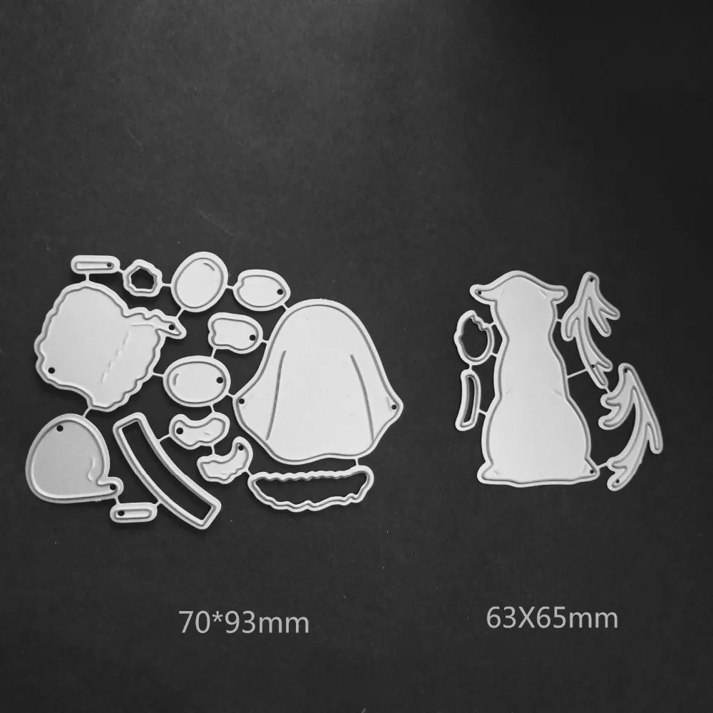 

New Cute Dog Metal Cutting Dies for Scrapbooking DIY Album Embossing Folder Paper Cards Maker Template Decor Stencils Craft Dies