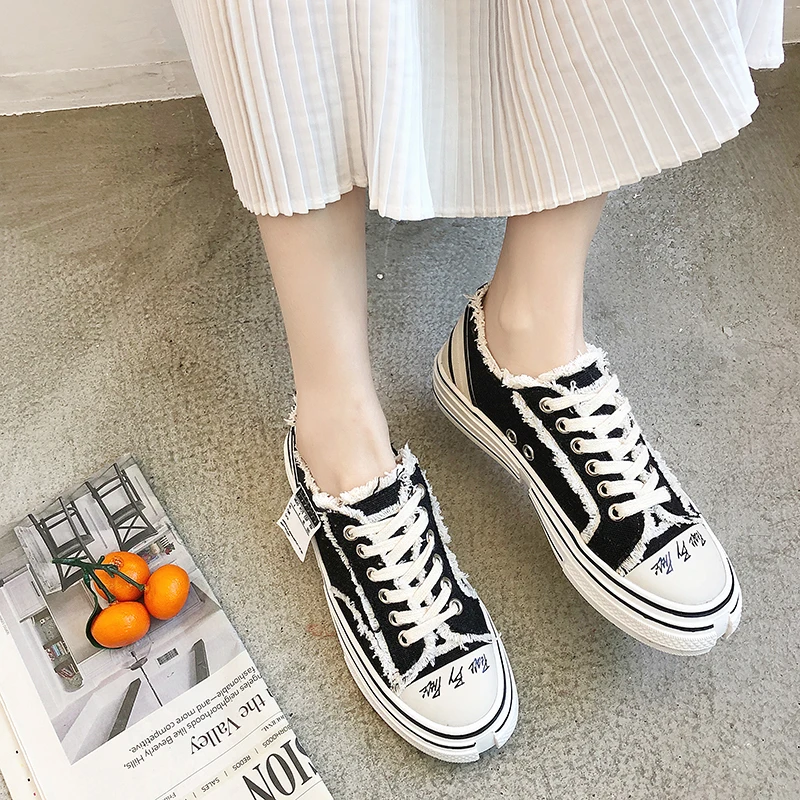 

2019 Spring/Autumn New Women Casual Platform Sneakers Fashion Brand Designs Fringe Sneakers Student Sports Shoes