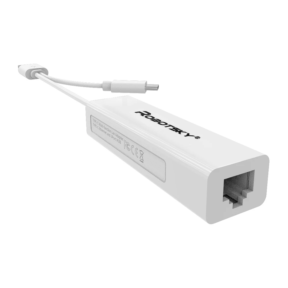 3 порта USB 3,1 концентратор type C к Gigabit Ethernet LAN RJ45 адаптер высокоскоростной передачи данных сетевая карта для Macbook Chromebook
