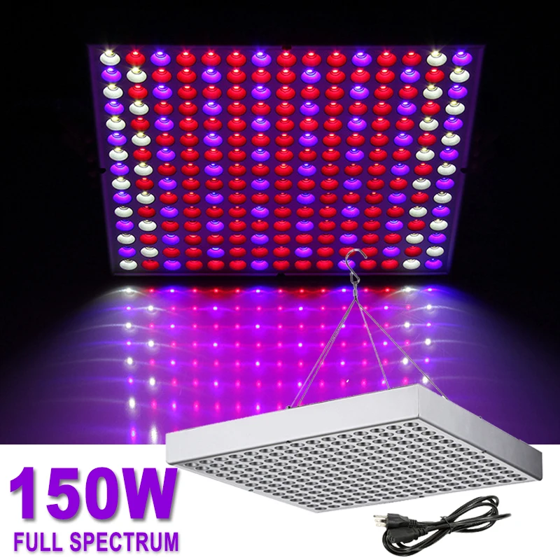 

150W Full Spectrum Led Grow Light For Plants Indoor Growing Lamp Tent 1365 LED Greenhouse Phyto Fitolamp Seed Flower Growth Fito