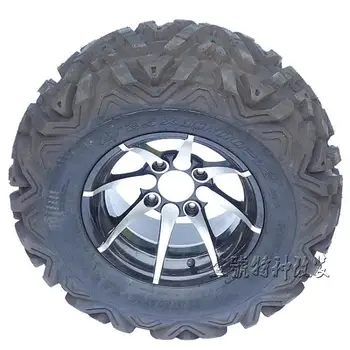 

GO KART KARTING ATV UTV Buggy 25X10-12 Inch Wheel Tubeless Tyre Tire With Aluminum Alloy Hub