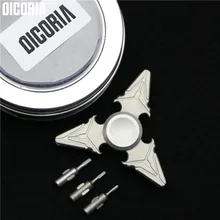 DICORIA custom Titanium alloy fingertip gyroscope bearing edc finger screw fingertip gyroscope trilobule retro screwdriver tool