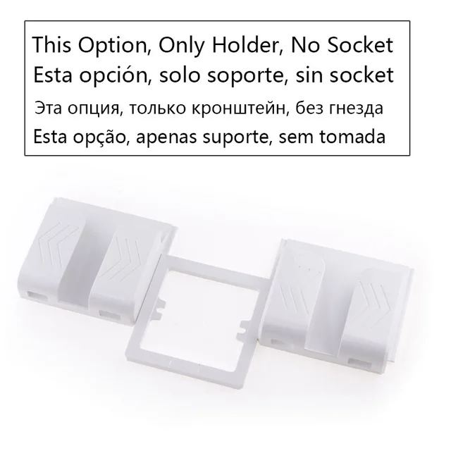 Minitiger производитель, настенная розетка USB, универсальная розетка с 5 отверстиями, розетка с двойным USB умным Индукционным зарядным устройством - Тип: holder 2