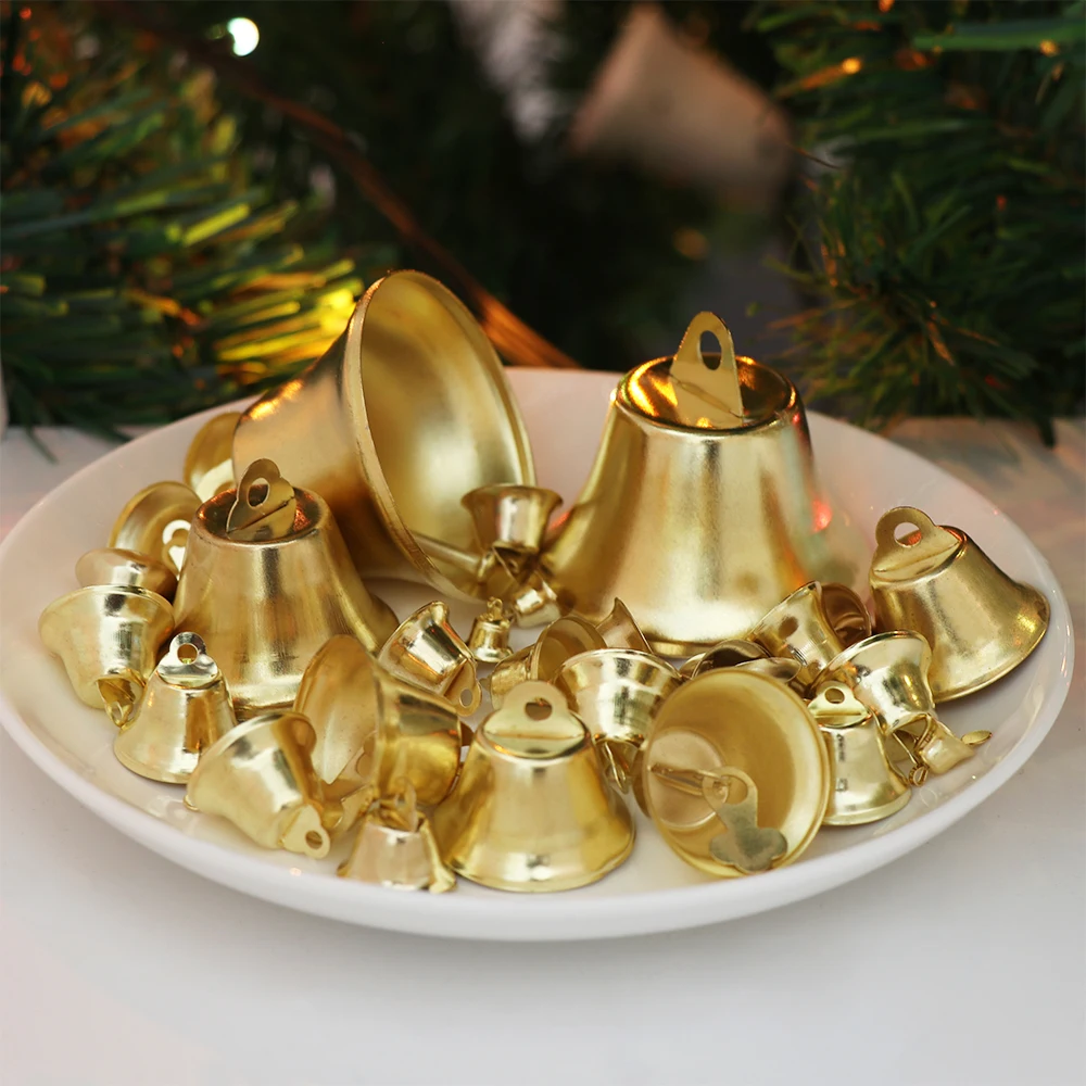 Buy 5/10pcs Retro Bells For DIY Xmas Pendant Home