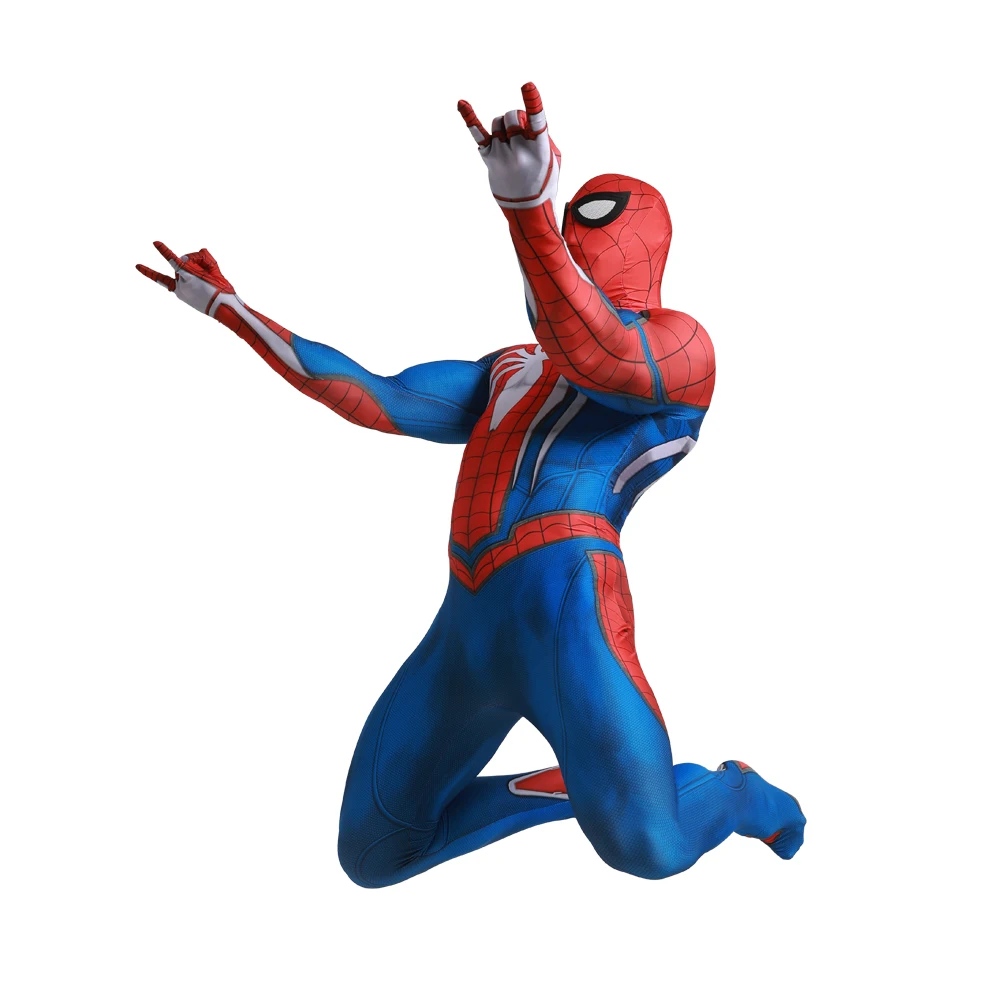 Zentai игра паук PS4 косплей для взрослых мужчин человек Карнавальная фантазия супергерой вечерние маскарадные костюмы