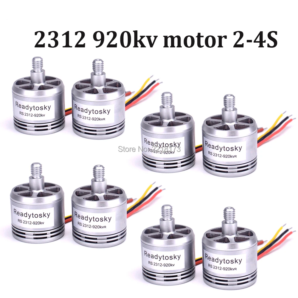 

2312 920KV Brushless Motor CW CCW support 2-4S for F450 S500 X500 Quadcopter Multicopter