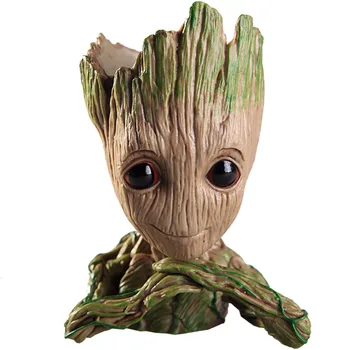 

Mini PVC pokemon flower pot Fashion Succulent planters mini landscape grunt pot Pen Pot Creative Grut planter basin Bonsai Pot