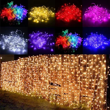 

220V 3 * 2m, 224LED Curtain Festival Decorative Light Christmas Tree Festival Interior Decoration Light String Holiday lighting