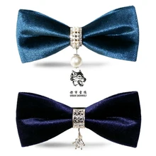 Новинка; ; Модный Для мужчин; однотонные мужские модные жениха свадебное платье со стразами деловой галстук галстуки этап ведущий в продаже