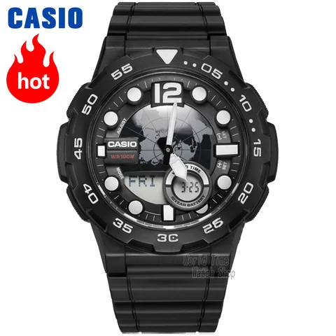 Marca de Luxo Relógio de Quartzo dos Homens m à Prova Casio Relógio Best Selling Explosão Homens Grupo Top Led Militar Digital Esporte 100 d ‘água Reloj Hombre Erkek Kol Saati Montre Homme Zegarek