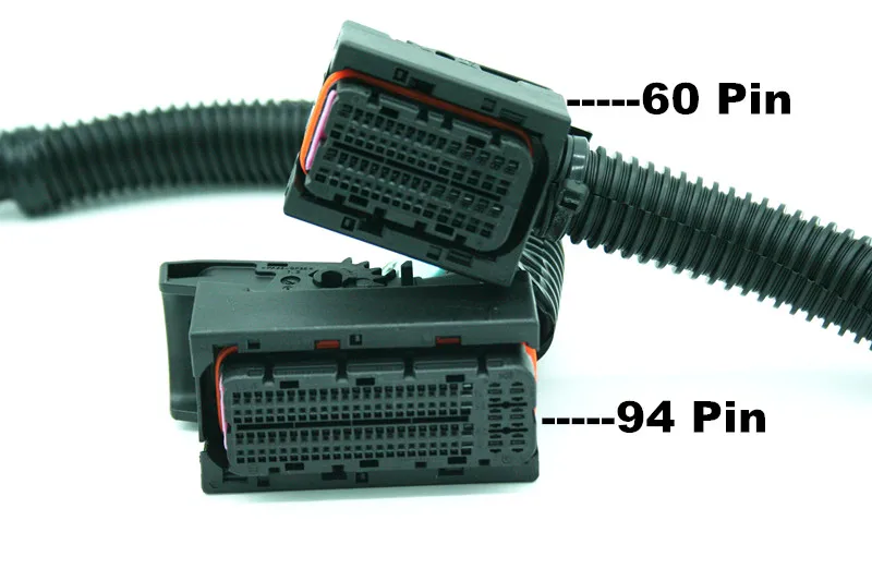 Автомобильный разъем для ЭБУ 94 Pin/Way 60 EDC17 EDC16 Common Rail с жгутом проводов Bosch |