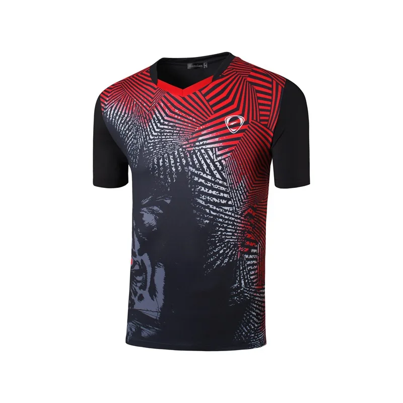 New 3D Men Tennis Polyester TShirts , Quick Dry Gym Fitness training Jersey , Tennis tops tees clothes , Male Badminton Uniforms