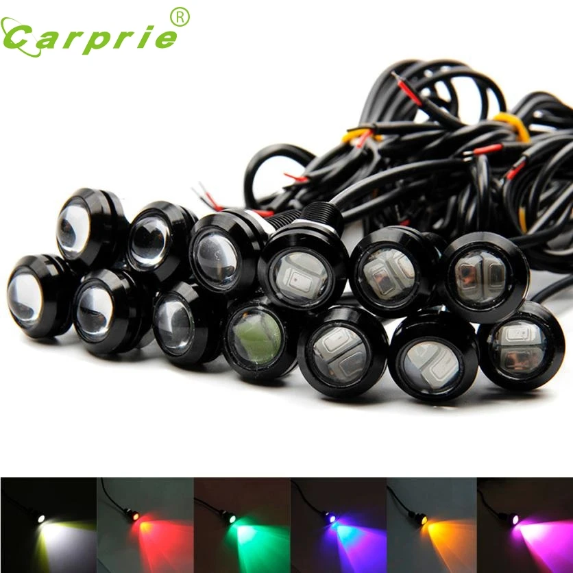 

pretty 2PCS 2LED 9W LED Eagle Eye Backup Light Foglight headlight Bulb White Light nr21A