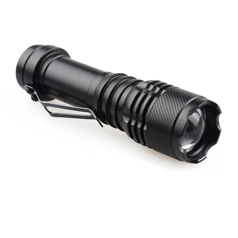 Горячая Распродажа 1200LM CREE Q5 AA/14500 3 режима масштабируемый светодиодный фонарь супер яркий NOM1011