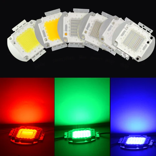 Светодиодный светильник с RGB чипом 12 В 10 Вт высокая мощность 20 30 50 100