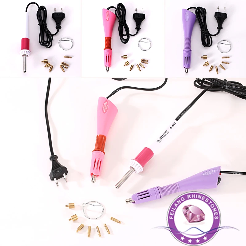 

All Color Hot Fix Hotfix Rhinestone Applicator Wand Irons On Guns Garment Accessories DIY Heat Fix Tools