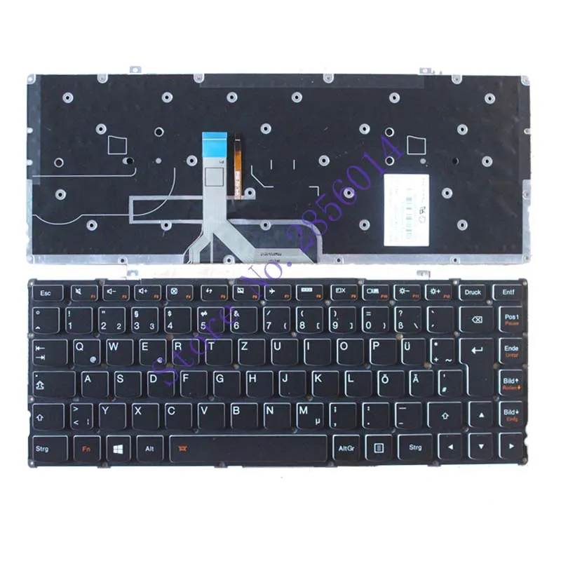New German Laptop Keyboard for Lenovo Ideapad Yoga 2 Pro 13" backlit