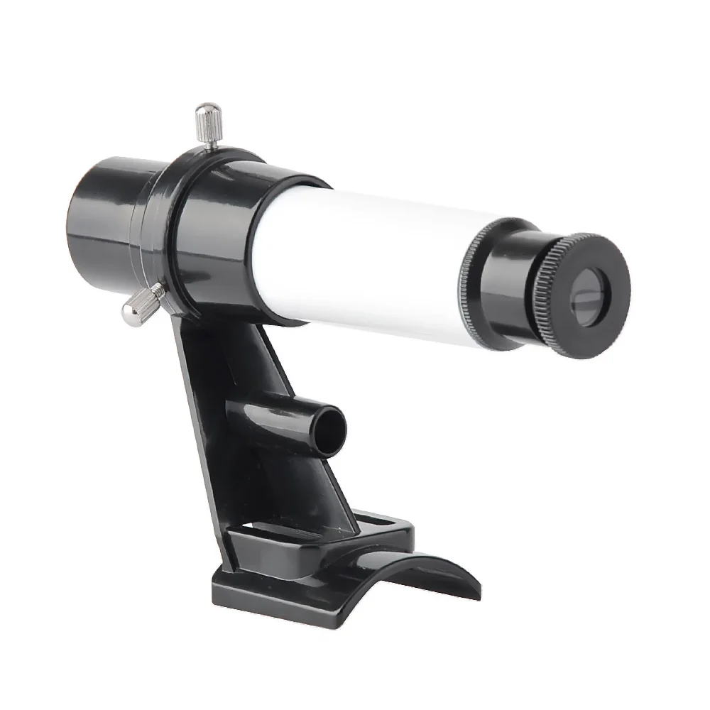 Finder scope 5x24 with Bracket for Astronomy Telescope(White) in