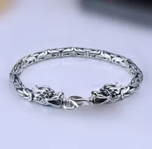 Brand new thai silver dragon bracelet corsair 925 sterling silver vintage Chain & Link bracelets