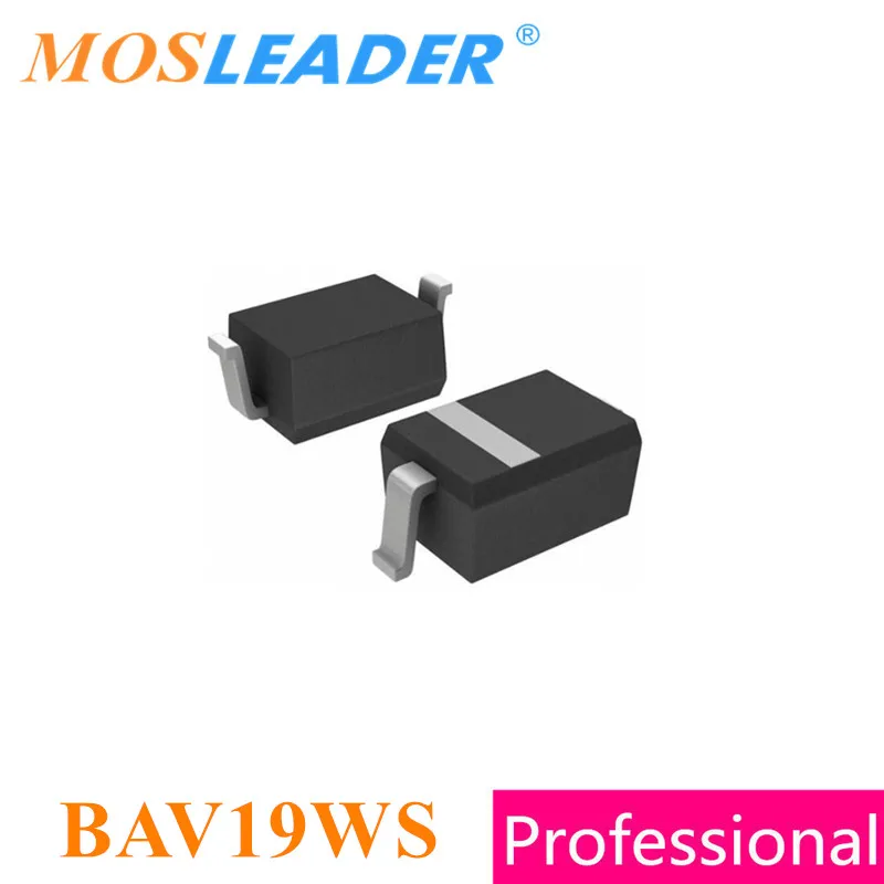 Mosleader BAV19WS A8 SOD323 1000 шт. BAV19 120 V 2A, сделано в Китае, высокое качество