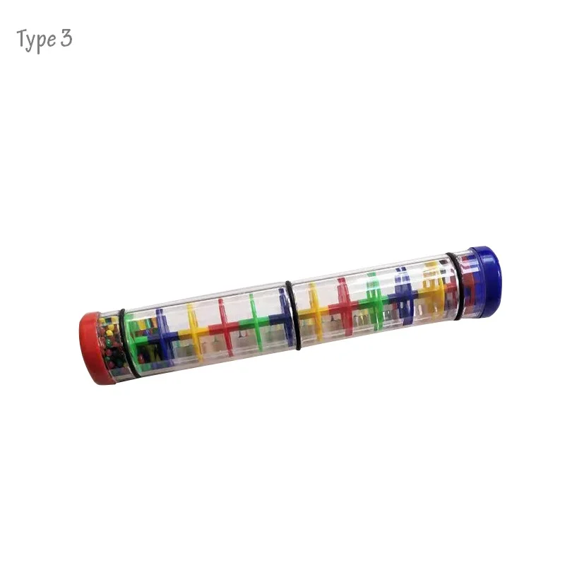 BeatBox Colorful Rainmaker Rain Stick Musical Instrument Toy For Toddler Kids Games KTV Party