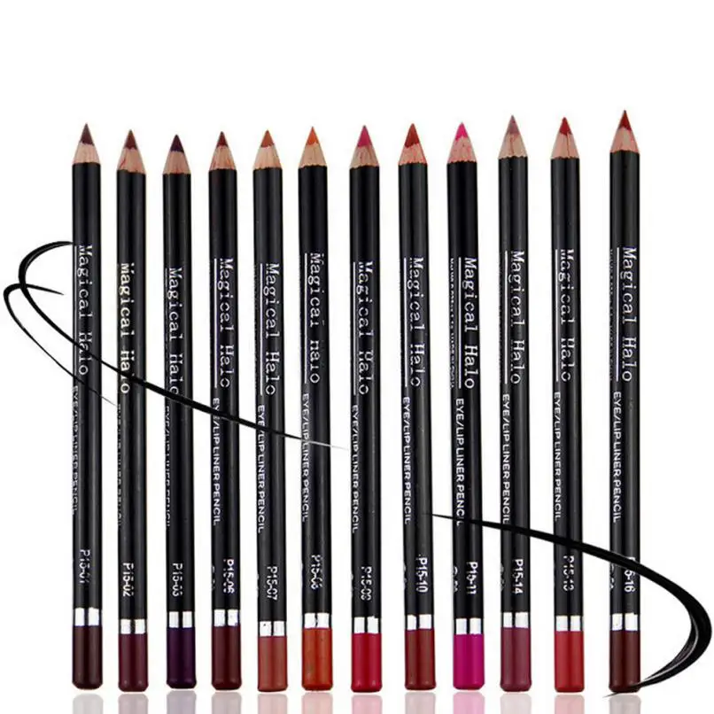

Magical Halo 12PCS/Set Waterproof Colorful Eyeshadow Eyeliner Lip Lasting Makeup Colorful Cosmetic Pen Tool JU5 drop shipping