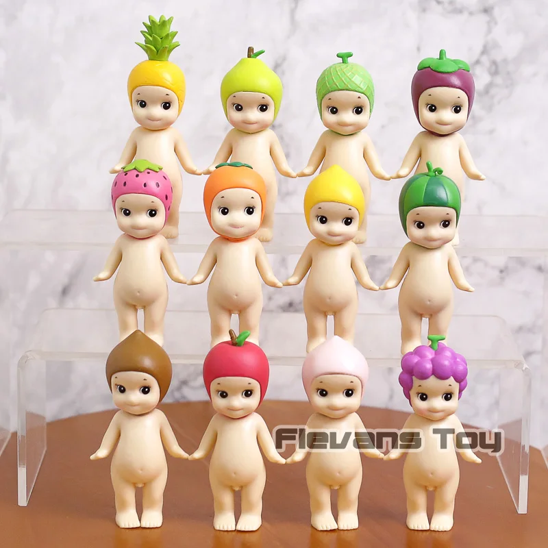 goku toys Little Angel 2017 Fruit Series Mini PVC Action Figures Collectible Model Toys Dolls Gift 12pcs/set star wars toys