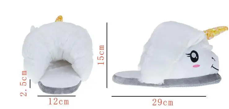 Новое поступление; хлопковые домашние тапочки унисекс с единорогом; Chausson Fhttur Licorne; домашние рождественские тапочки; Вьетнамки; ZL1