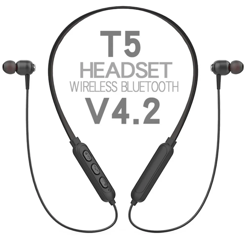 AZiMiYO T5 беспроводные наушники Bluetooth спортивные стерео для телефона xiaomi iphone android