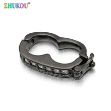 10*19 мм латунные кубические циркониевые застежки крючки для Diy ювелирных изделий Аксессуары, смешанные цвета, модель: VK30